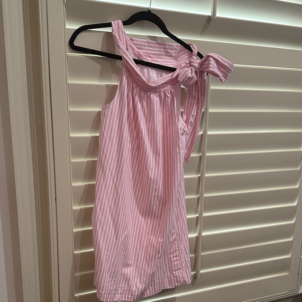 Pink Striped Women's Dress